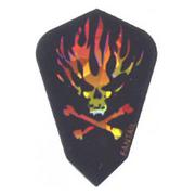 Harrows Fantail Flaming Skull