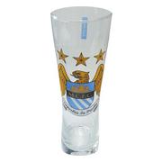 Manchester City Ölglas Colour Crest