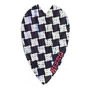 Harrows Retro Black Silver Cheque