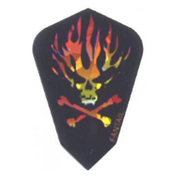 Harrows Fantail Flaming Skull