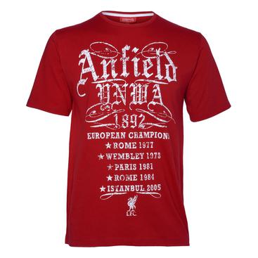 Liverpool T-shirt Cork Röd