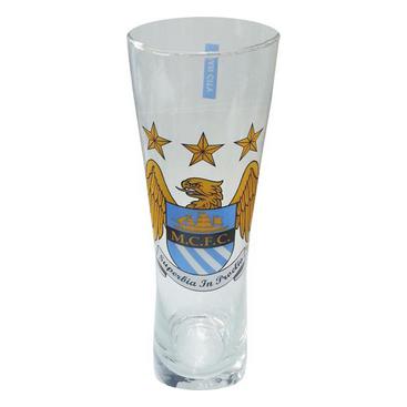 Manchester City Ölglas Colour Crest