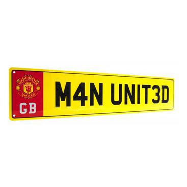 Manchester United Nummerplåt