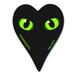 Heart Cats Eyes