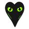 Heart Cats Eyes