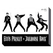 Elvis Canvastryck Jailhouse Rock