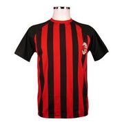 Milan T-shirt Randig Röd-svart