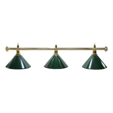 Biljardlampor Biljardlampa Elegance 3 Grön/guld