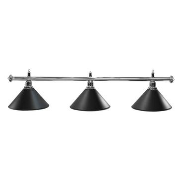 Biljardlampor Biljardlampa Elegance 3 Svart/silver
