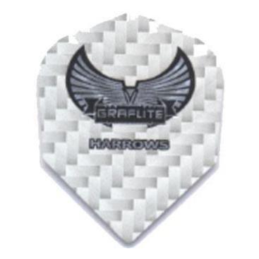 Dartflights Harrows Graflite Silver Std