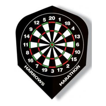 Dartflights Harrows Marathon Dart Board Std