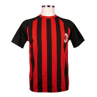 Milan T-shirt Randig Röd-svart