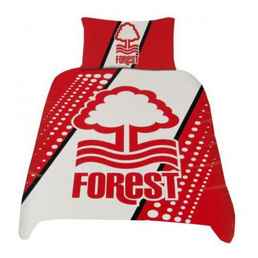 Nottingham Forest Bäddset Stripe Crest