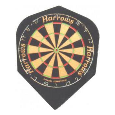 Dartflights Harrows Quadro Dart Board