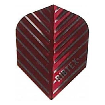 Dartflights Designa Ribtex Red