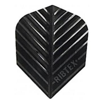 Dartflights Designa Ribtex Svart/silver