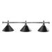Biljardlampa Elegance 3 Svart/silver