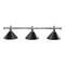 Biljardlampa Elegance 3 Svart/silver