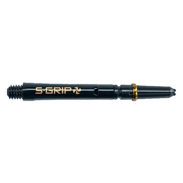 Dartpinnar Supergrip Spin Medium Black And Gold