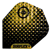 Dartflights Dimplex Embossed Black And Gold