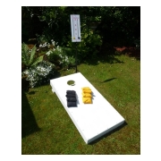 Cornhole Norfolk Boards Euro Set White