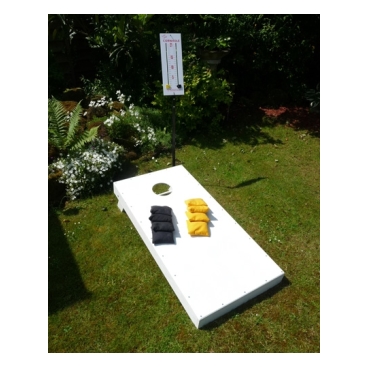 Cornhole Norfolk Boards Euro Set White