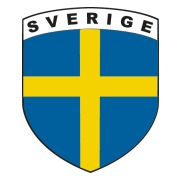 Sverige Dekal Sköld