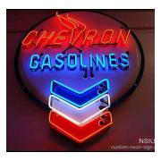  Licensierad Produkt Neonskylt Chevron Logo
