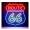 Neonskylt Route 66