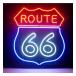 Neonskylt Route 66