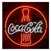  Licensierad Produkt Neonskylt Coca Cola