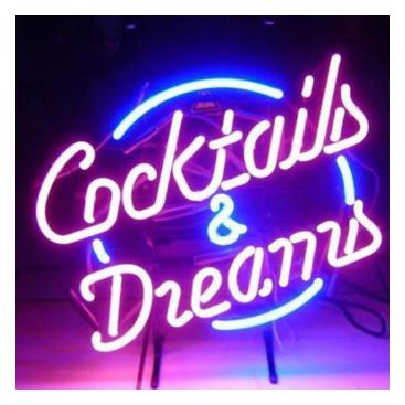 Licensierad Produkt Neonskylt Cocktails And Dreams