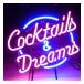 Neonskylt Cocktails And Dreams