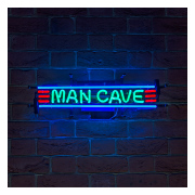  Licensierad Produkt Neonskylt Mancave Liten