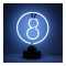 Neonskulptur Biljard 8ball