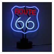  Licensierad Produkt Neonskulptur Route 66