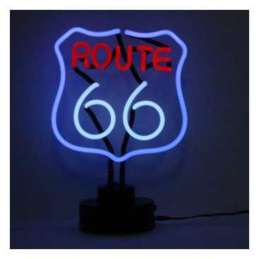  Licensierad Produkt Neonskulptur Route 66