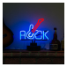 Neonskulptur Elgitarr
