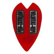 Dartflights Pentathlon Vortex Mini Red