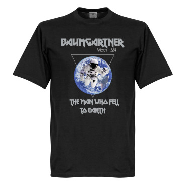 Baumgartner The Man T-shirt Culture Baumgartner The Man Who Fell To Earth Svart