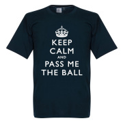 Keep Calm And Pass M T-shirt Culture Keep Calm And Pass Me The Ball Mörkblå