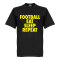 Football Addiction T T-shirt Culture Football Addiction Svart