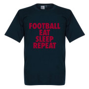 Football Addiction T T-shirt Culture Football Addiction Mörkblå