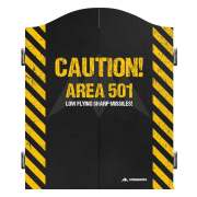  Mission Dartskåp Area 501 Caution