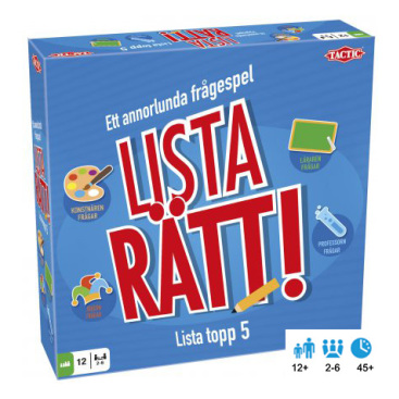 Familjespel Spel/familjespel - Lista Rätt