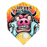 Dartflights Harrows Quadro Poly Classic Hells Pigs