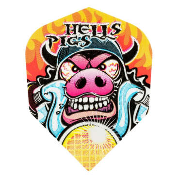 Dartflights Harrows Quadro Poly Classic Hells Pigs