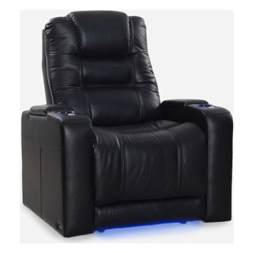  Octane Seating Max Nero Svart Luxe Fåtölj