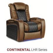  Octane Seating Lhr Continental Fåtölj Cognac/svart