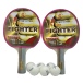 Startpack Bordtennis - 2 Racketar + 6 Bollar